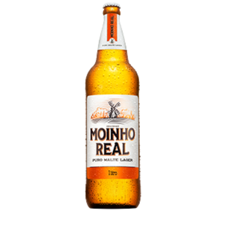 Cerveja moinho real 1l litrao (casco gratis)