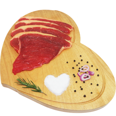 Bife Posta Vermelha Bandeja Kg 
  - Peso Aprox. Bife Un 0,300 Kg