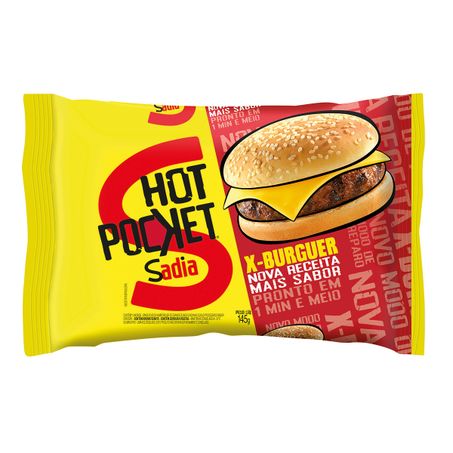 HAMBURGUER HOT POCKET SADIA CALABRESA 145G