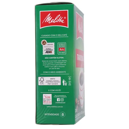 CAFÉ PÓ MELITTA TRADICIONAL VÁCUO 250G 360-28