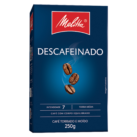 Cafe torrado melitta 250g descafeinado