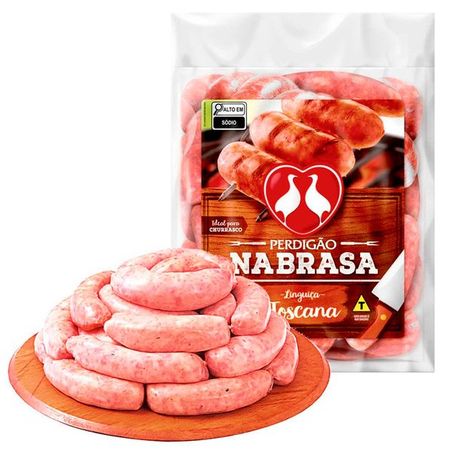 LINGUIÇA TOSCANA PERDIGÃO NABRASA PACOTE DE 5KG 360-3