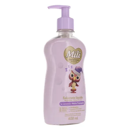 Sabonete liq mili love&care lavanda suave 400ml 360-33