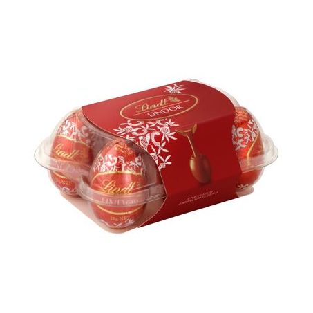 OVO LINDT LINDOR 168G AO LEITE CARTELA PASCOA