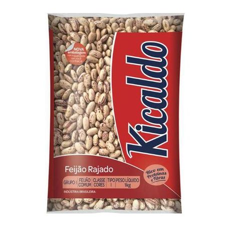FEIJAO RAJADO KICALDO 1KG