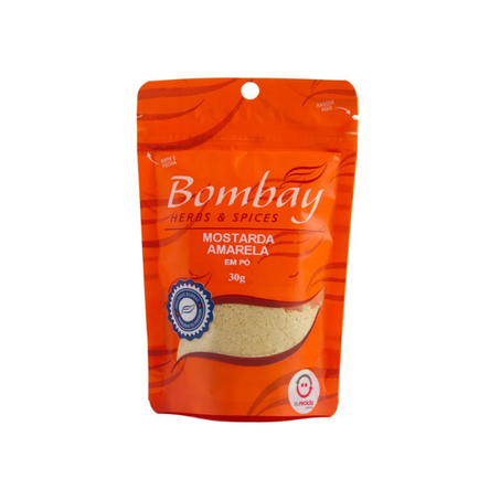 MOSTARDA AMARELA EM PO POUCH BOMBAY 30G