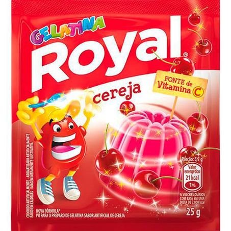 Gelatina Royal Cereja Sachê 25g 
 