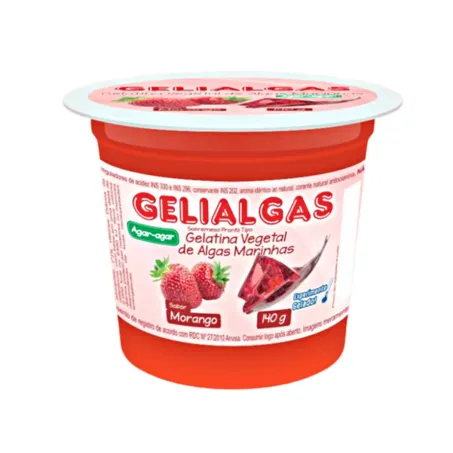GELIALGAS MORANGO 140G