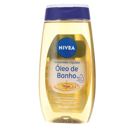 Sabonete Líquido em Óleo Nivea Natural Oil Embalagem 200ML 360-1