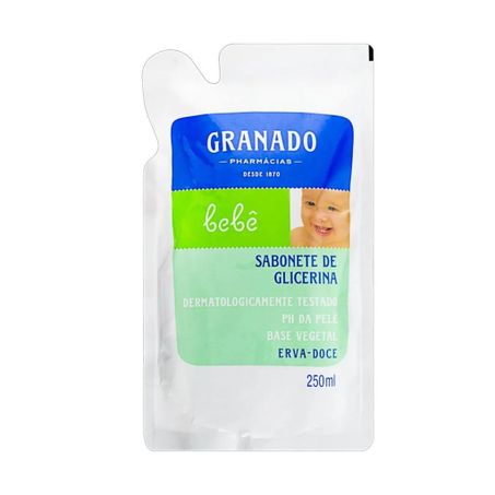 Sabonete Líquido  Granado de Glicerina Erva-Doce Sachê 250ml