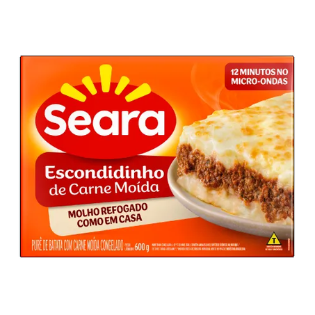 ESCONDIDINHO DE CARNE MOIDA SEARA 600G