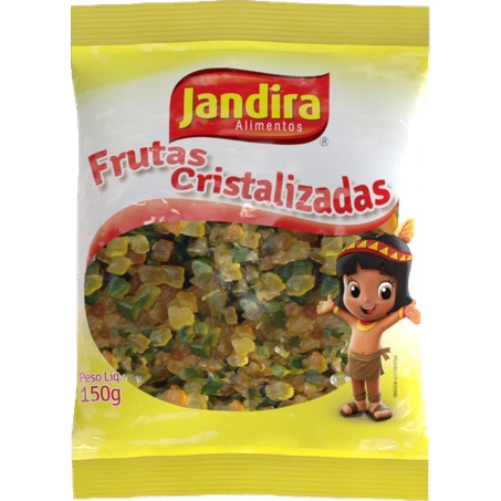 Frutas Cristalizadas Jandira Pacote 150g 
 