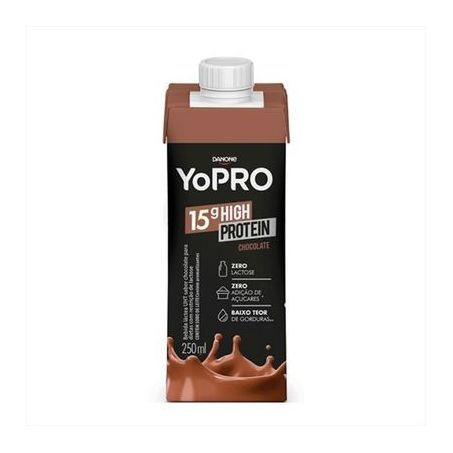 BEBIDA  LACTEA YOPRO 25G P. CHOCOLATE 250ML