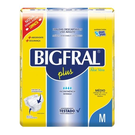 FRALDA ADULTO BIGFRAL M 9UN