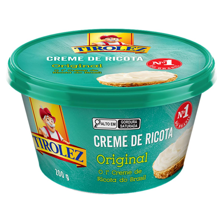 Creme de Ricota Tirolez 200g - Original