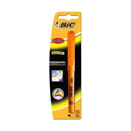 MARCADOR TEXTO BIC SM LARANJA