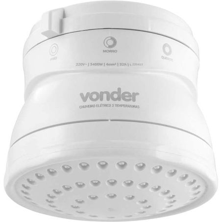 Ducha 3t 5400w/220v branca vonder r7816540020