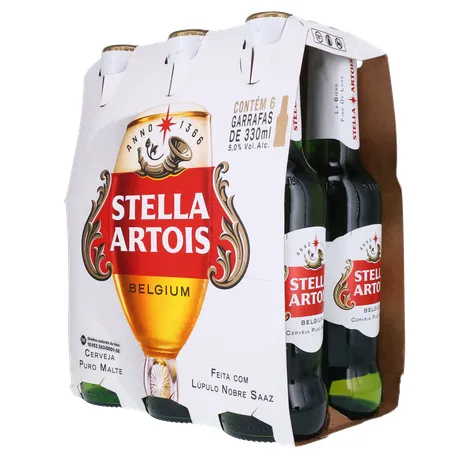 Stella Artois Cerveja Lager 330Ml Long Neck Unidade 360-22