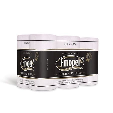 PAPEL HIGIENICO FINOPEL F.DUPLA 30MT C/12