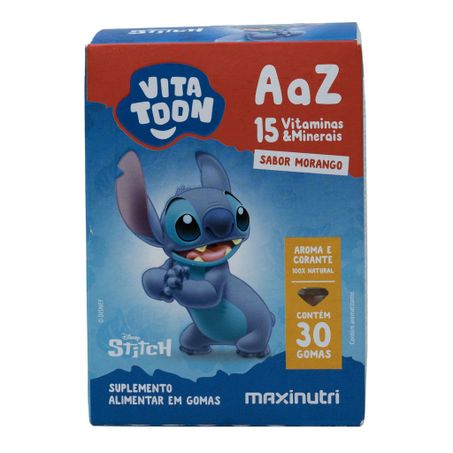 VITAMINA A-Z SABOR MORANGO VITATOON STITCH 360-1