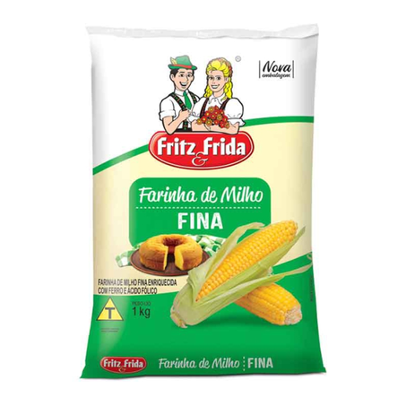 FARINHA DE MILHO FRITZ&FRIDA FINA 1KG