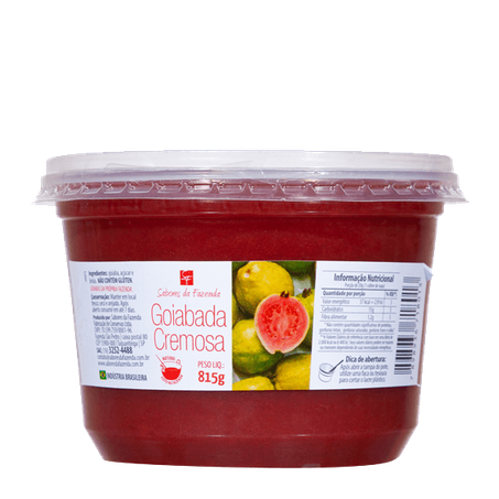 Sabores Da Fazenda Goiabada Pote 780G