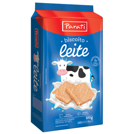 Biscoito parati leite pacote 370g