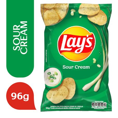 BATATA FRITA LISA SOUR CREAM LAY'S 96G