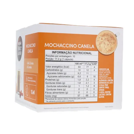 CAFÉ CÁPSULA DOLCE GUSTO MOCHACINO CANELA C/10 360-7