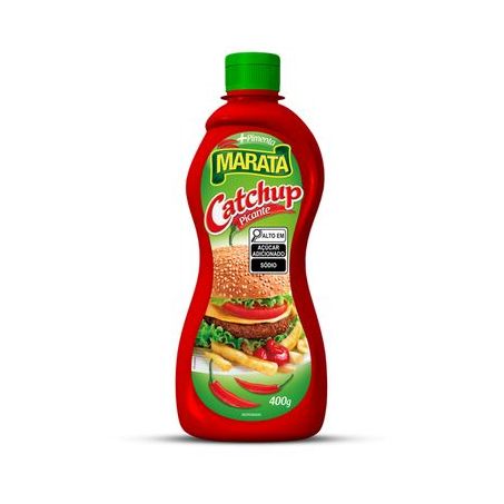 Catchup marata picante pet 400gr