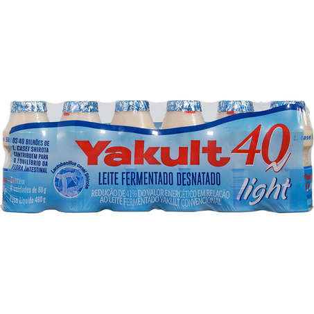Leite Fermentado Yakult 40 480g - Light