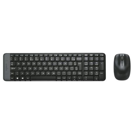 TECLADO E MOUSE C/ FIO USB MK220 PRETO LOGITECH