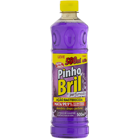 Desinfetante pinho bril 450+50ml lavanda