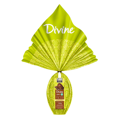 Ovo de Páscoa Divine Meio Amargo 50% 190g