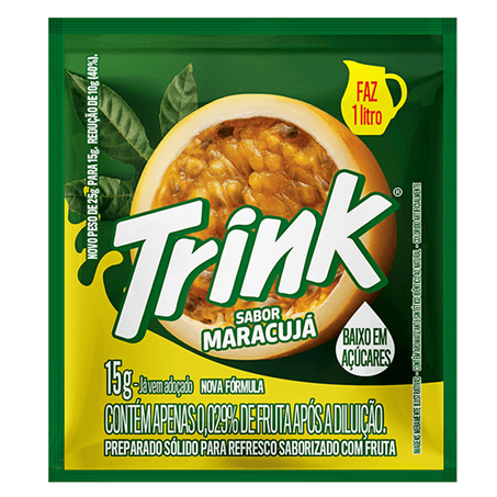 REFRESCO TRINK MARACUJÁ 15G