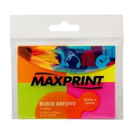 Bloco maxprint adesivo pequeno