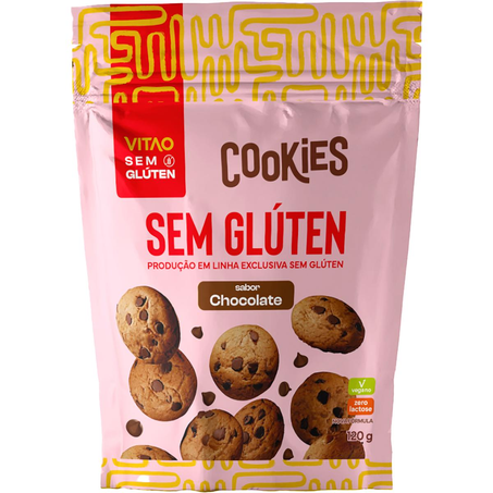 Cookie Vitao 120g - Sem Glúten - Cacau