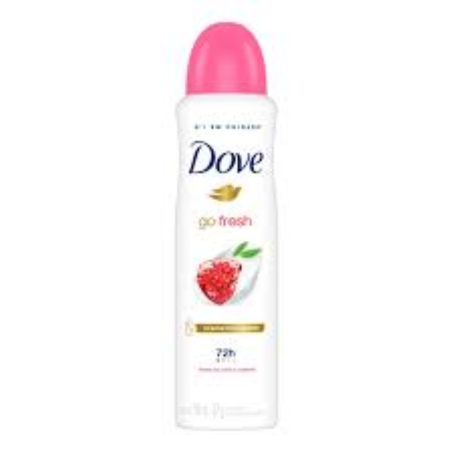 Desodorante aerosol dove fem 150ml fresh care romã