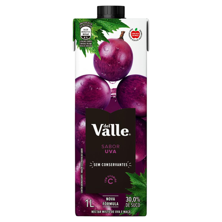 Suco Del Valle Mais 1 Litro - Uva - TP