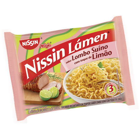 Macarrão Nissin Lámen Lombo c/ Toque de Limão 85g
