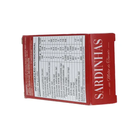 SARDINHA IMPORTADA MARROQUINA SAFI EM MOLHO DE TOMATE CAIXA 125G 360-23