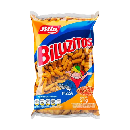 Salgadinho biluzitos pizza 51g