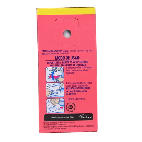 Desodorizador Pastilha Adesiva Pato Floral - Com 3 Pastilhas - Com 20% de Desconto 360-2