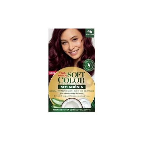 Tintura Soft Color Wella Sem Amonia Borgonha 46