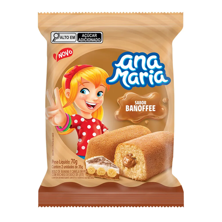 BOLO ANA MARIA SABOR BANOFFEE 70G