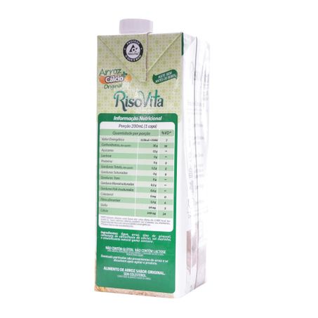 Bebida de Arroz Risovita Original Caixa 1L 360-19