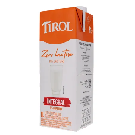 LEITE LONGA VIDA TIROL ZERO LACTOSE INTEGRAL 1L 360-3