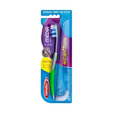 Escova Dental Condor Maxil Média Embalagem Ref 32581 1UN