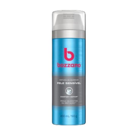 Espuma para Barbear Bozzano 193g - Proteção - Pele Sensível