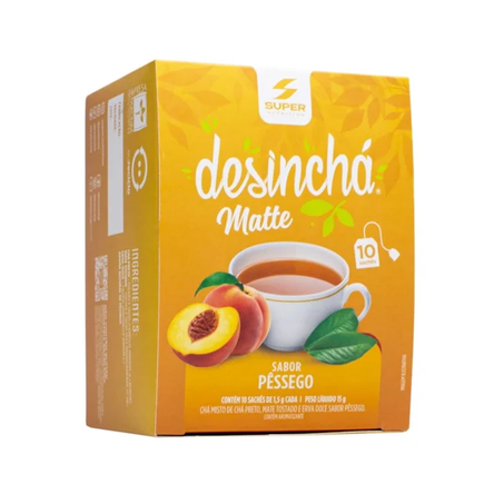 Chá Desinchá Matte Pêssego 10 sachês DP
